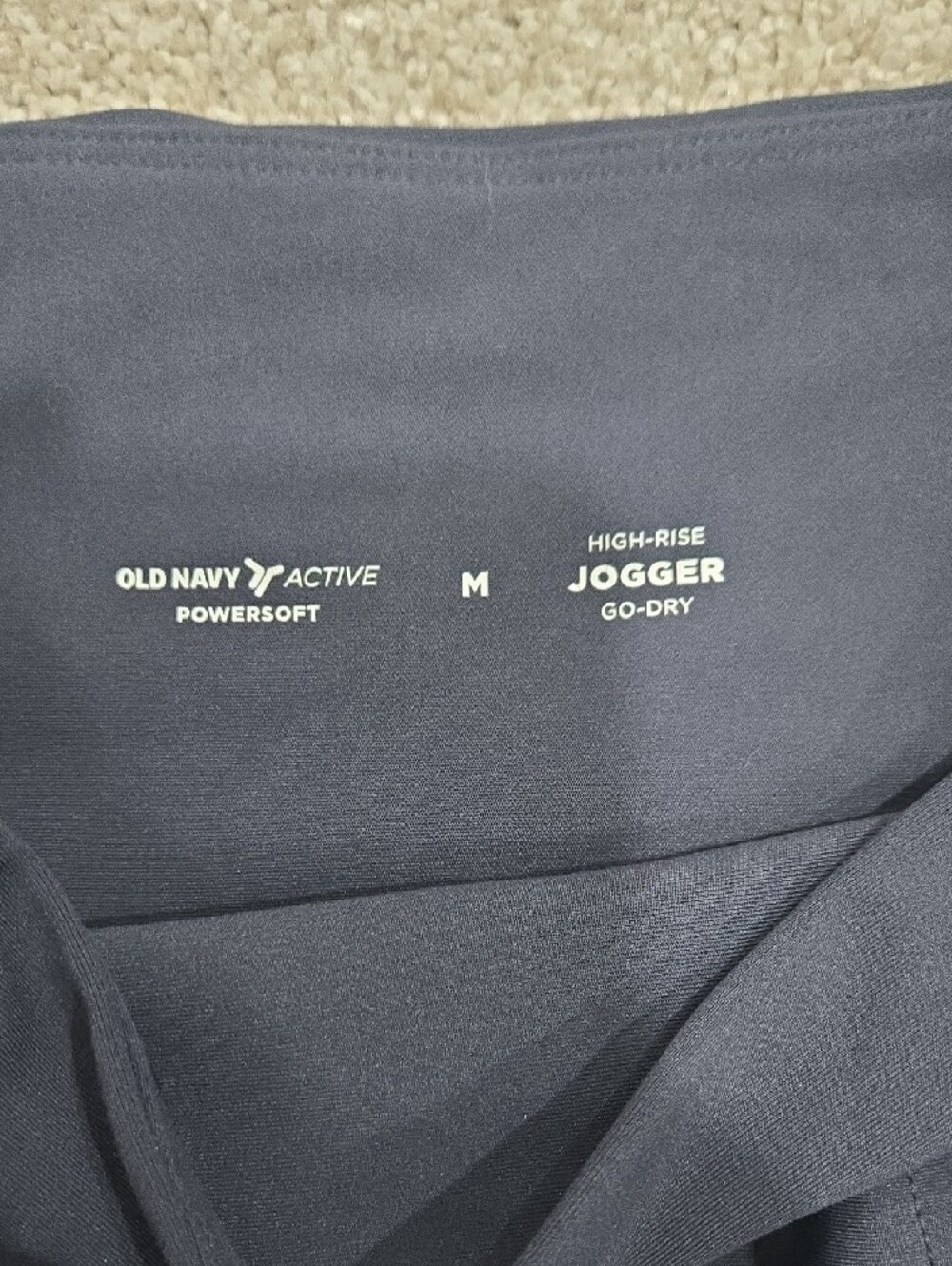 Old Navy Navy Slim Jogger Sweatpants - Picture 2 of 3